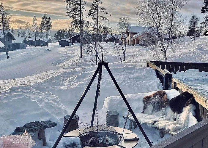 Moderne Familiehytte Ved Skiheisen *